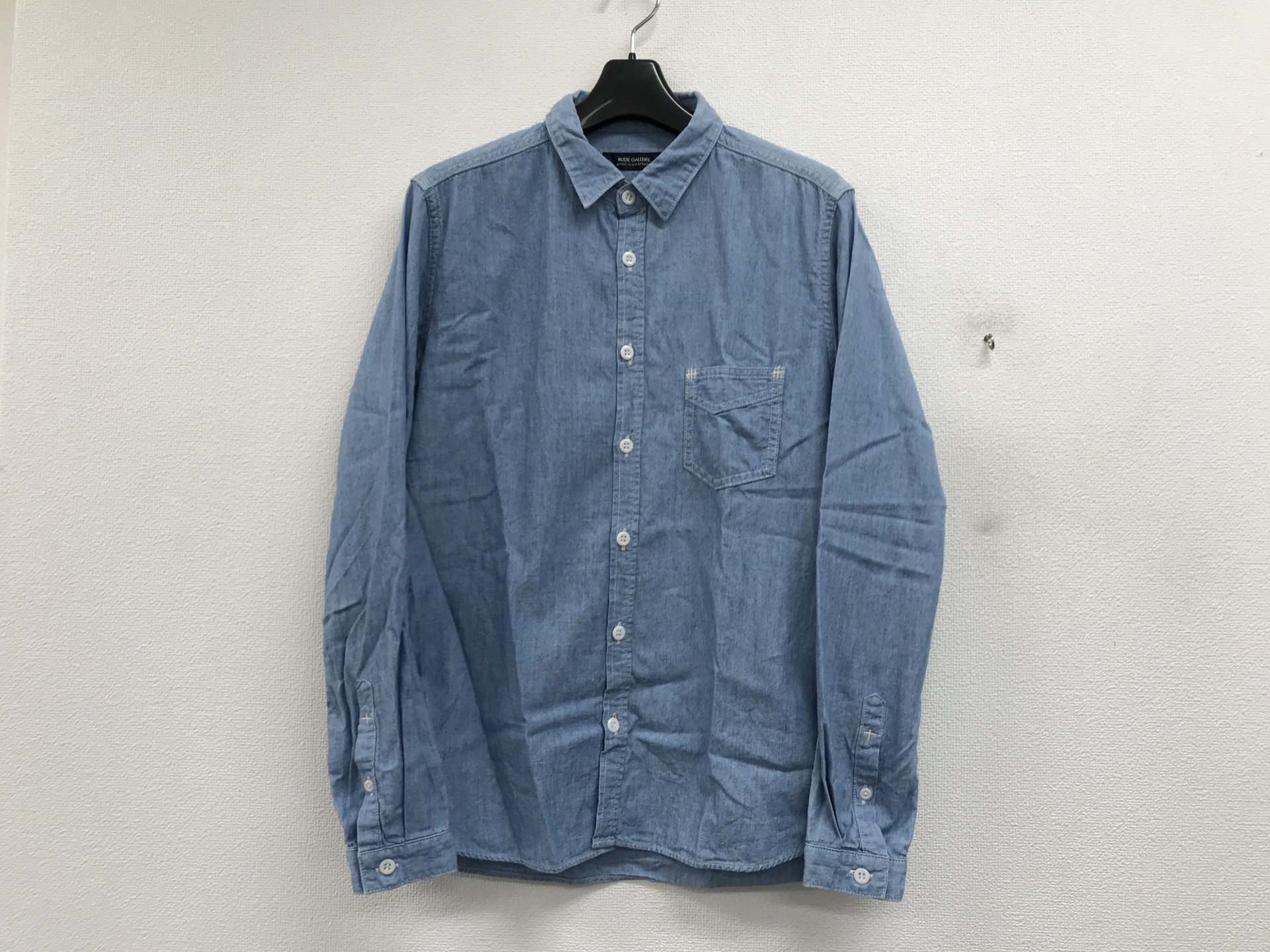 RUDE GALLERY シャンブレーシャツ