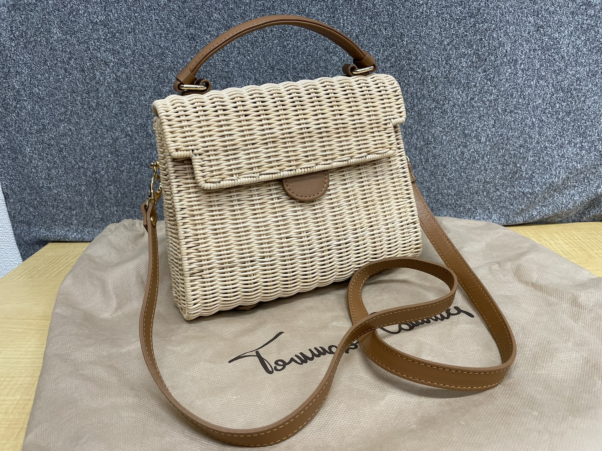 TOMMASO CANDRIA カゴバッグ