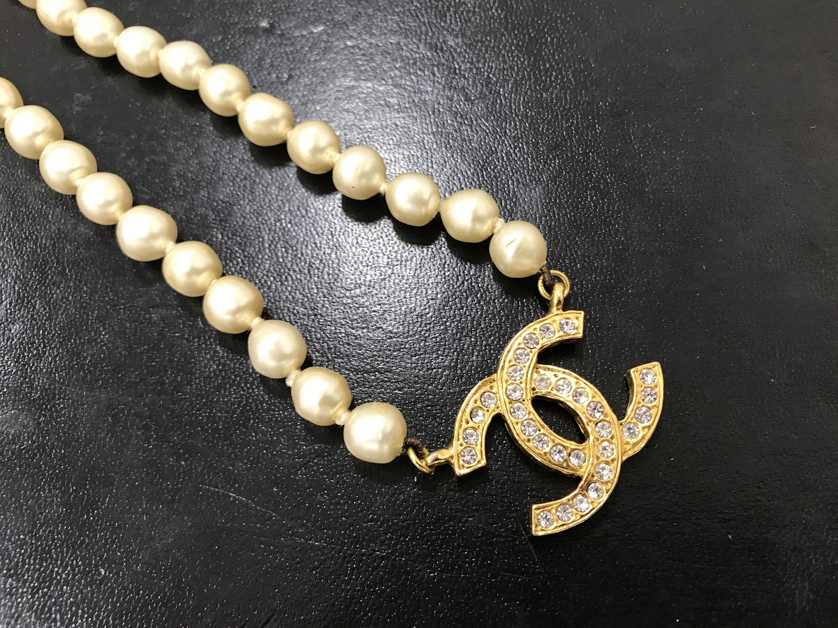 CHANEL ココマークパールネックレス