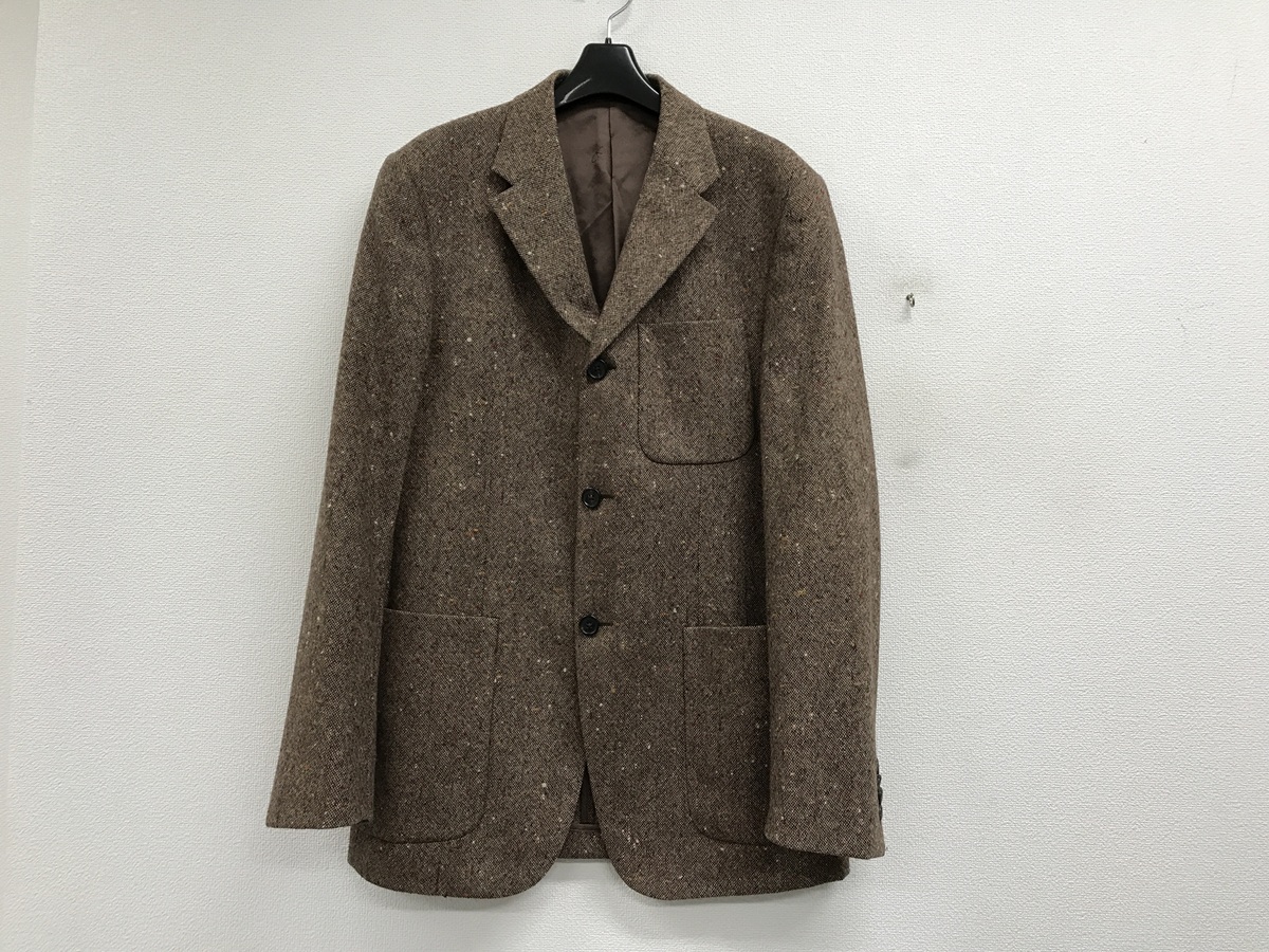 VALENTINO ネップツイード3Bテーラードジャケット