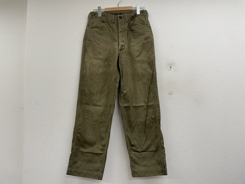 WAREHOUSE Lot1207 MILITARY HERRINGBONE UTILITY PANTS