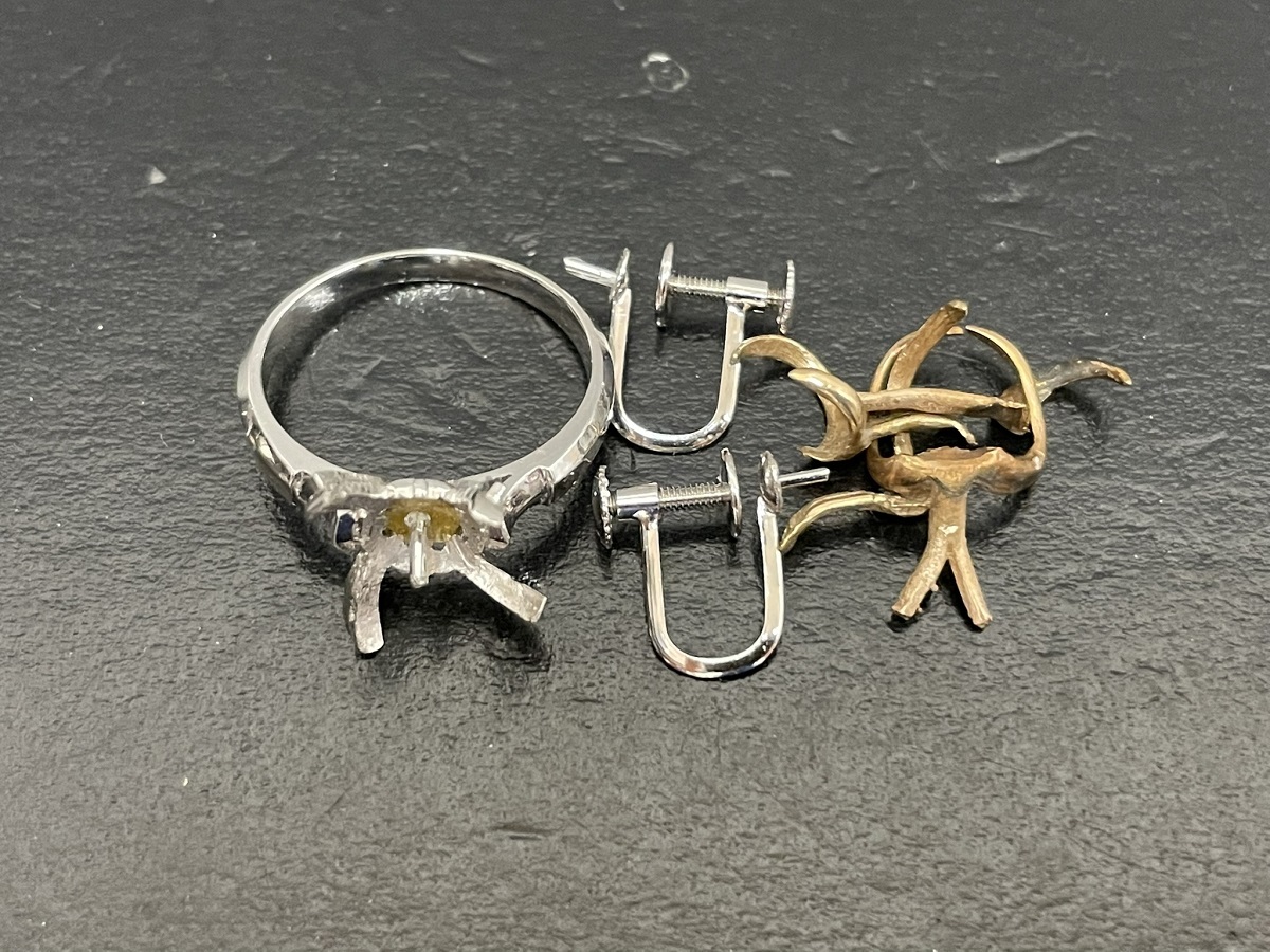金プラチナ リング、ピアス、金歯