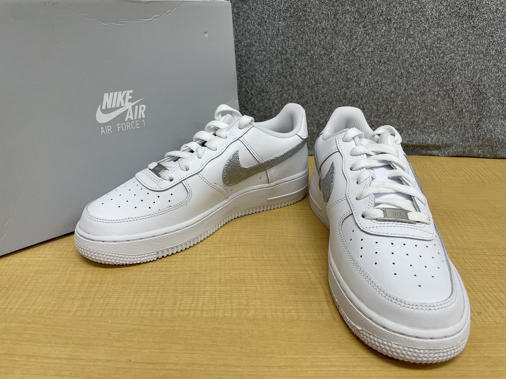 NIKE DH2920-111 AIR FORCE 1 LE(GS) グリッターカスタム