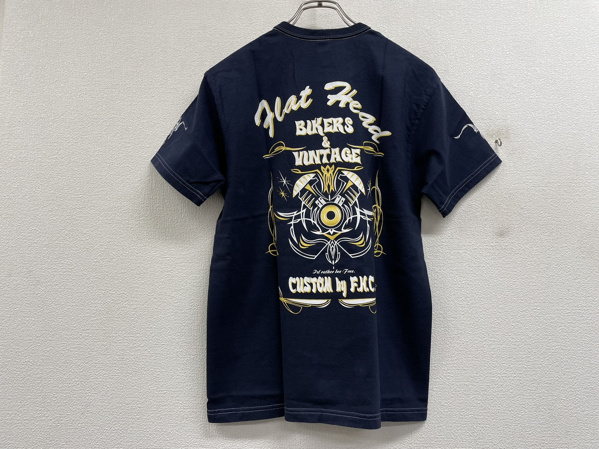 The Flat Head THC-11W BIKERS＆VINTAGEプリントTシャツ