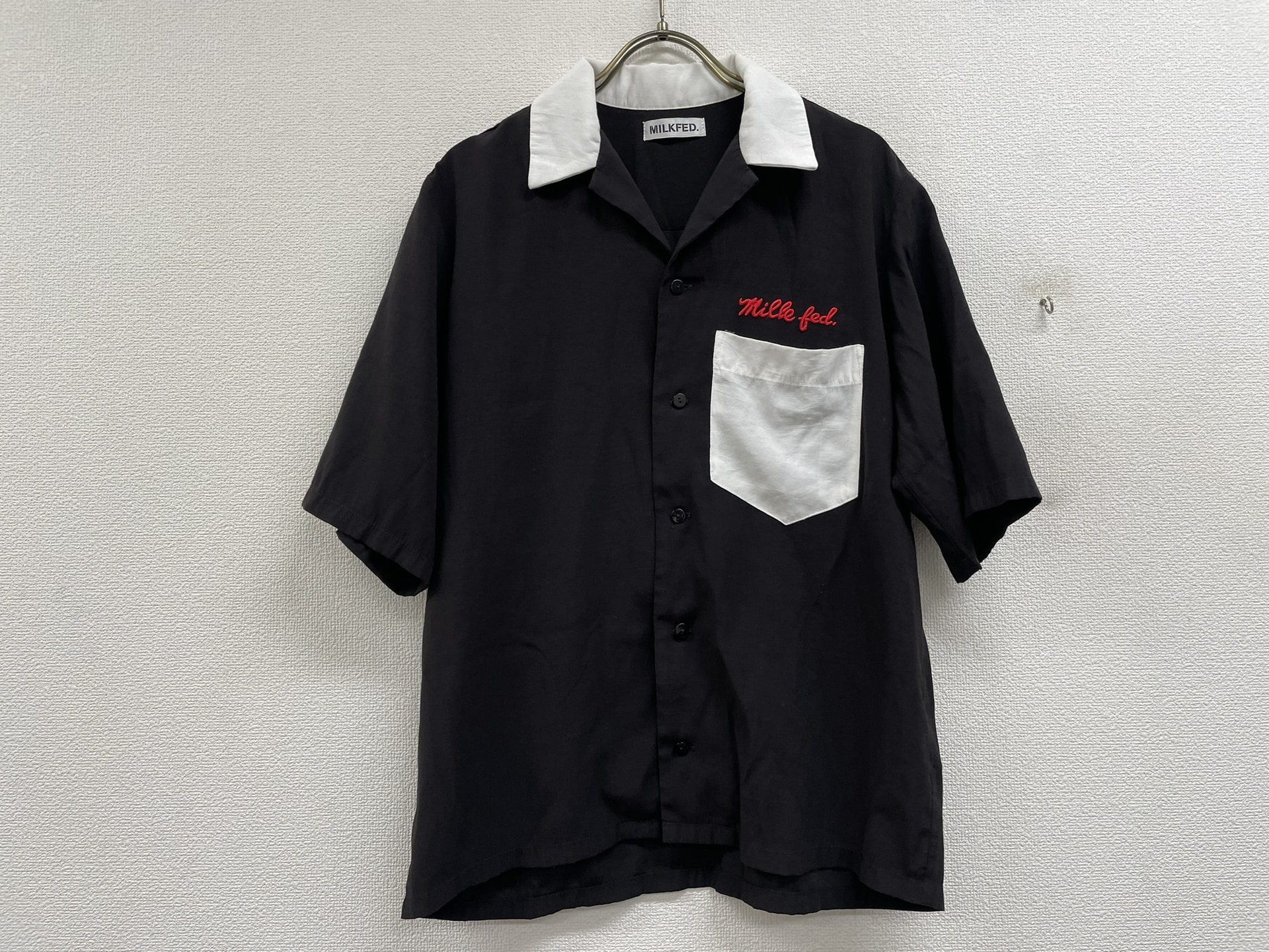 MILK FED LOGO BOWLING SHIRT