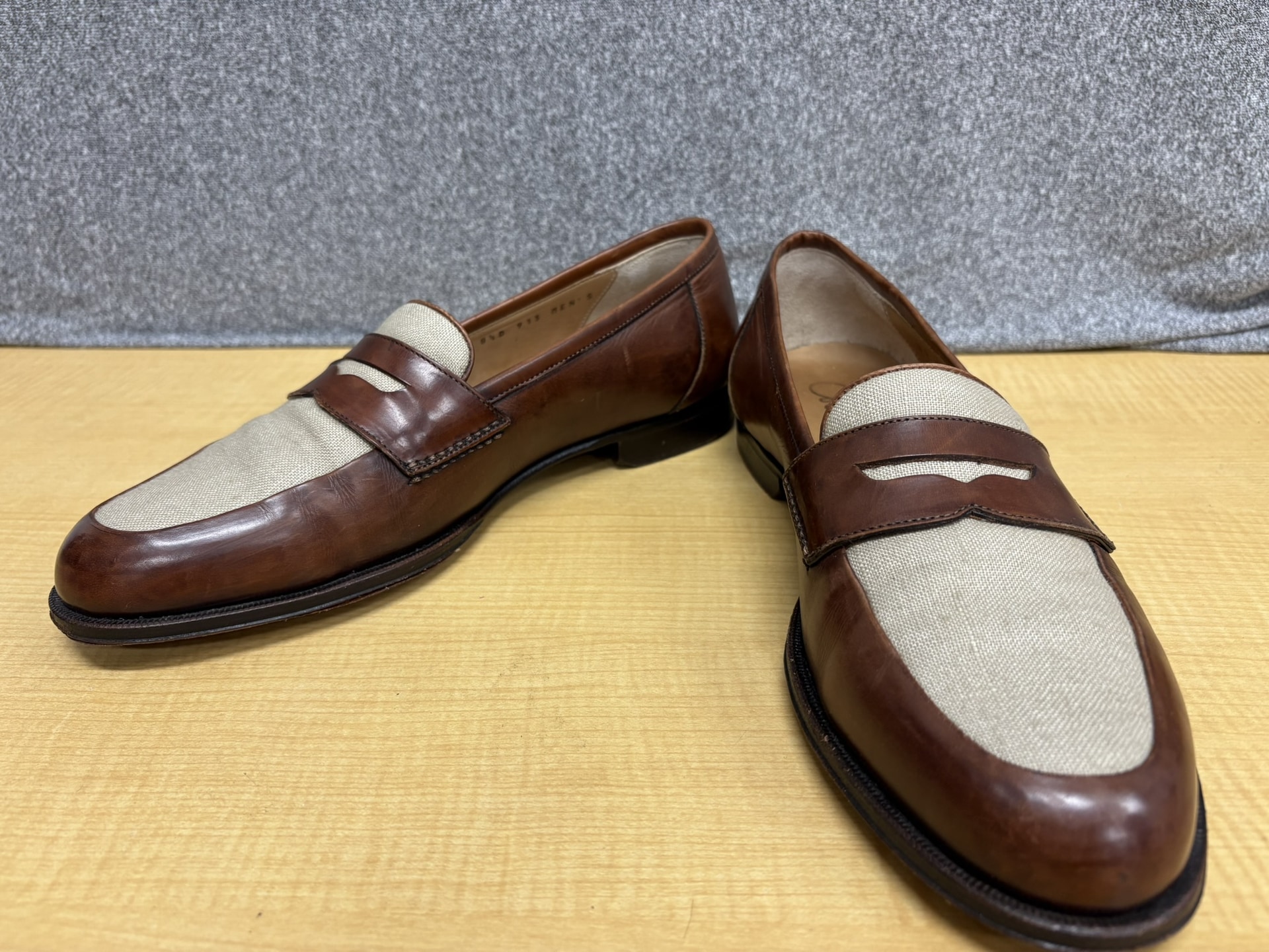 Cole Haan COLLECTION C07090 レザーコンビペニーローファー
