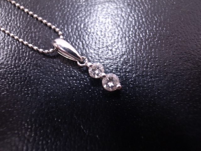 プラチナネックレス ダイヤ0.16ct