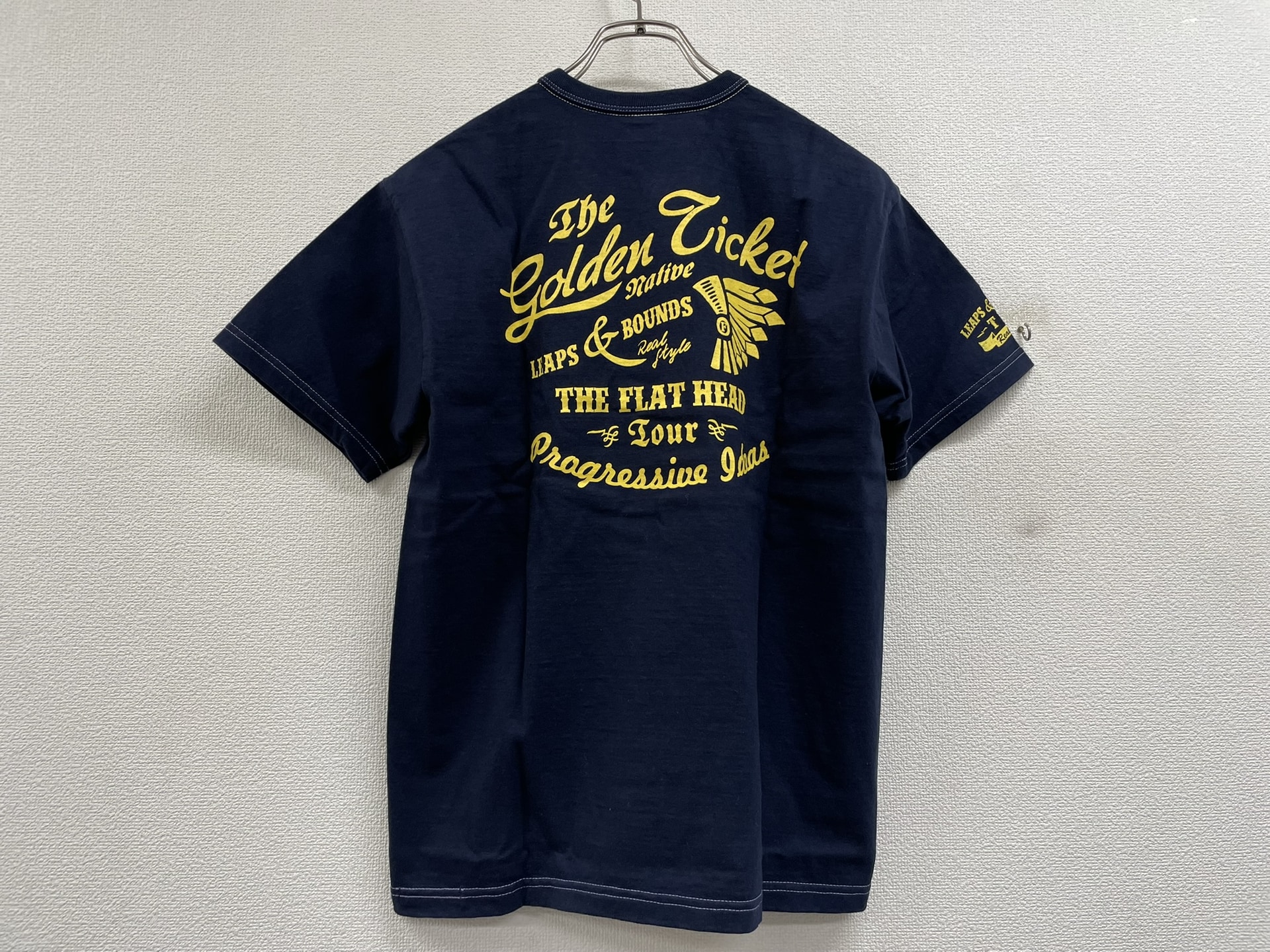 The Flat Head THC-108W Golden TicketプリントTシャツ