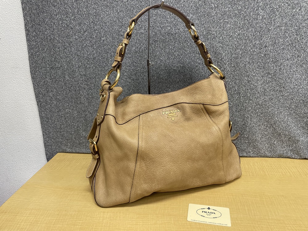 PRADA BR3665 ディアスキンショルダーバッグ