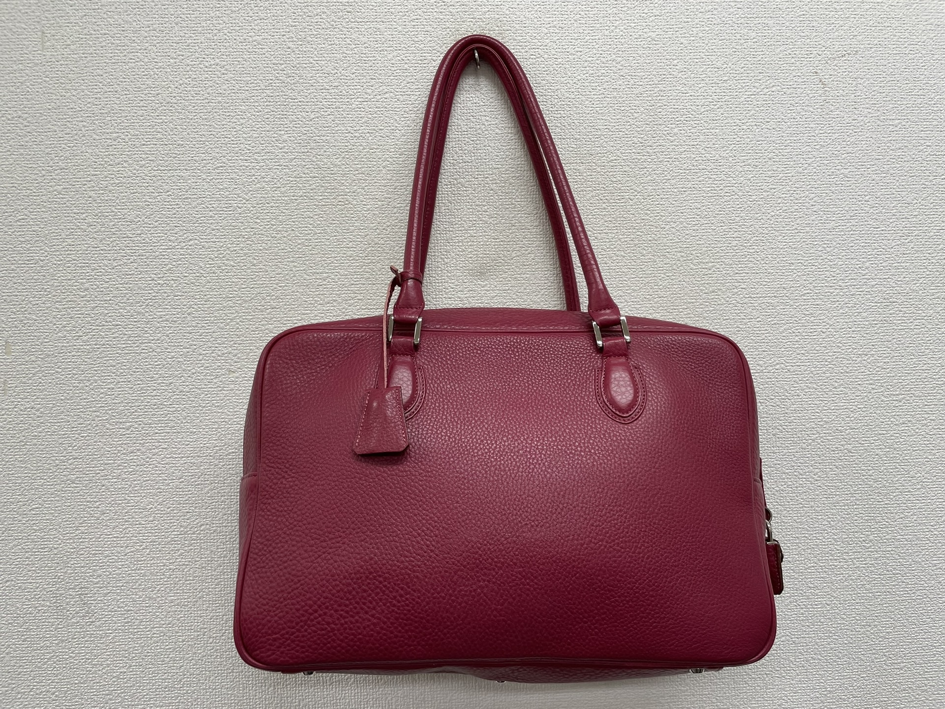 Aquascutum レザーミニボストンバッグ