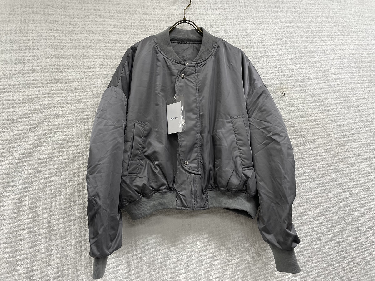 FASHIRU ma-1 nylon blouson