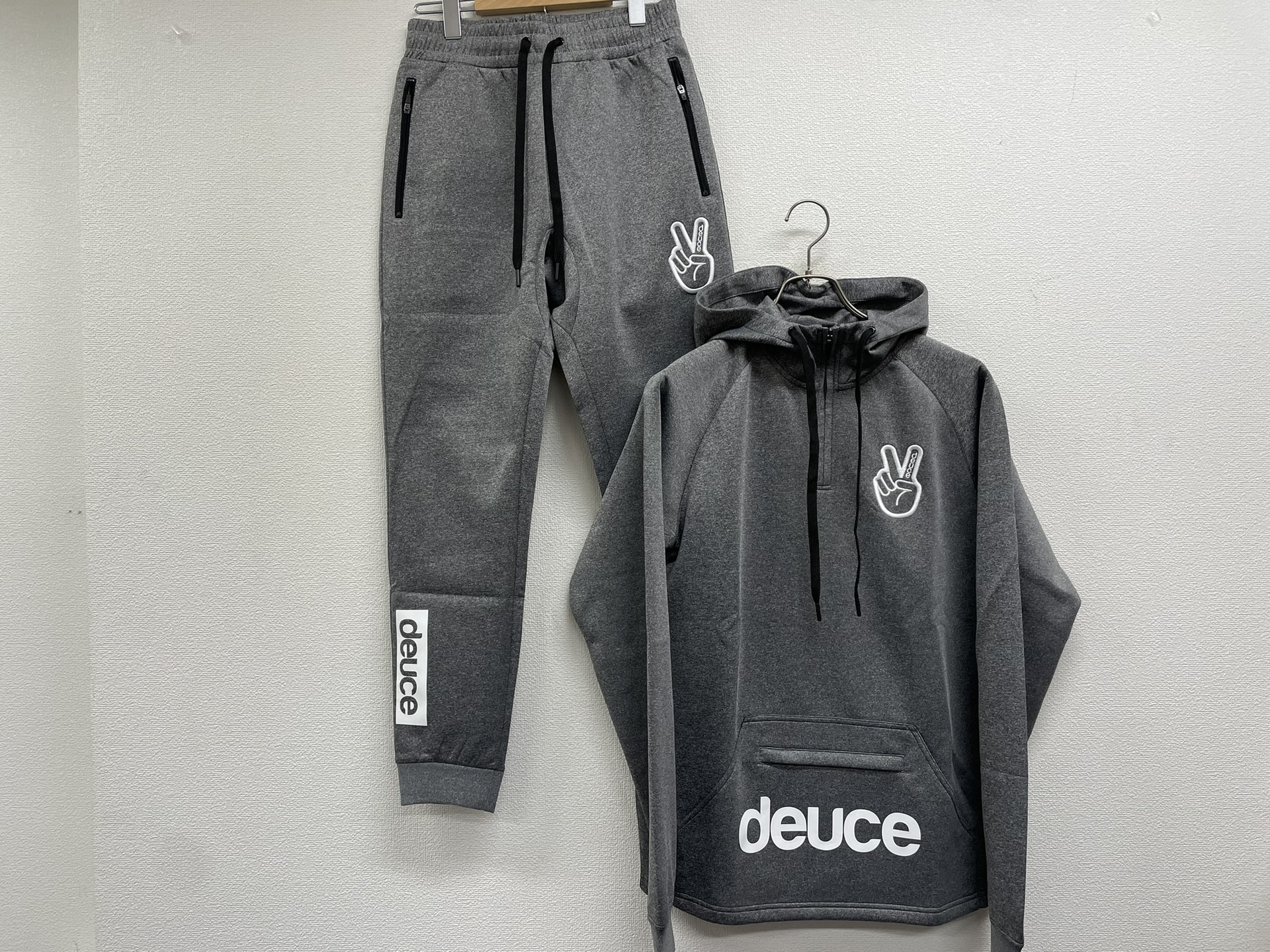 Deuce Athletic  zip hoodie& jogger pants set up