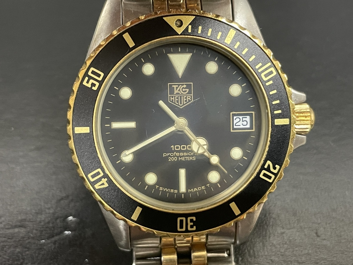 TAG HEUER 980.020N プロフェッショナル1000メンズクォーツ腕時計
