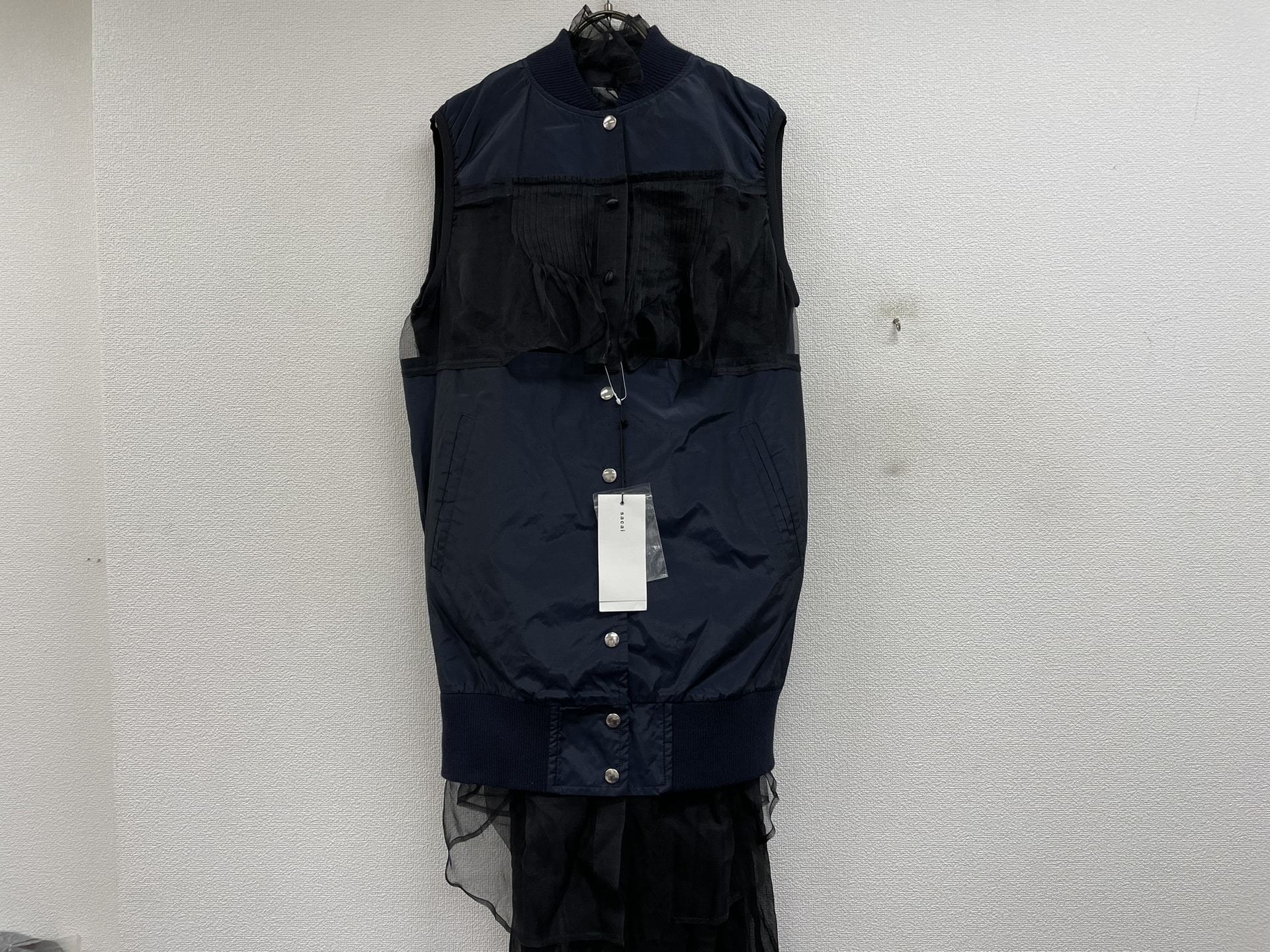 sacai Sleeveless Hybrid Dress