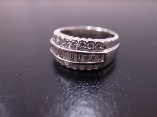 プラチナリング ダイヤモンド1ct