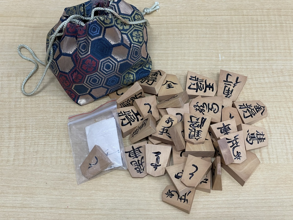 将棋駒 銘彫 清定書 大田作 薩摩ツゲ