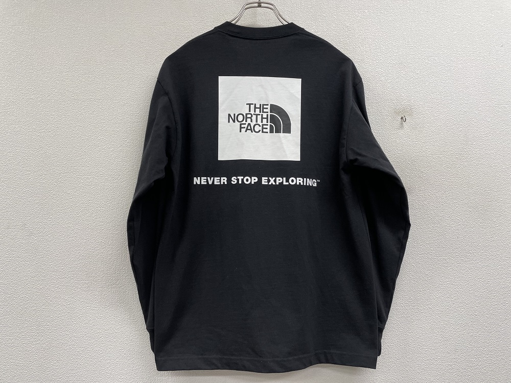 THE NORTH FACE NT82131 LS Back Square Logo Tee