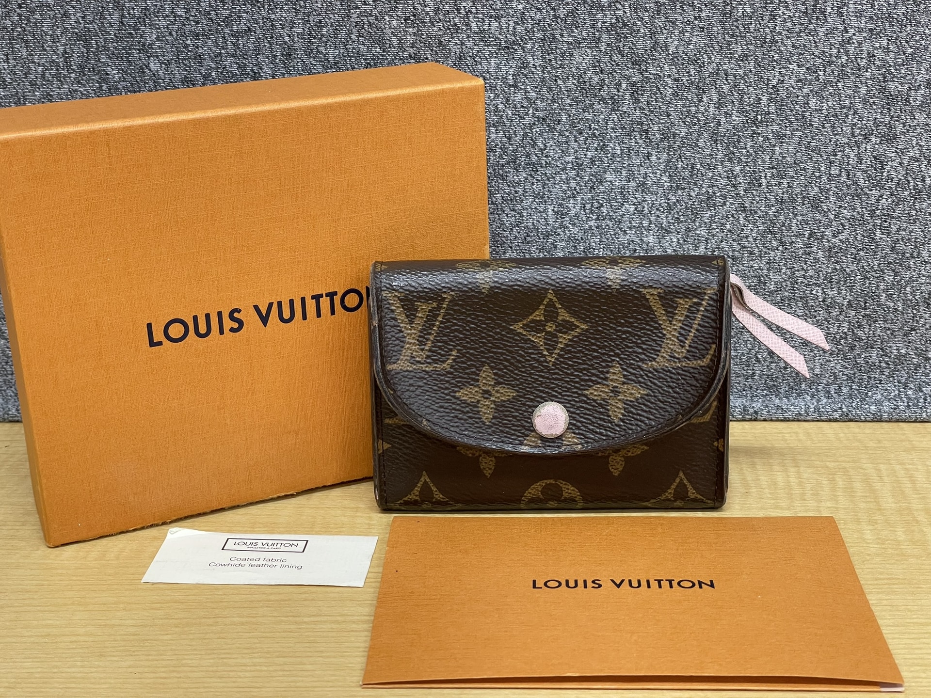 LOUIS VUITTON M62361 モノグラム ポルトモネ･ロザリ ローズバレリーヌ